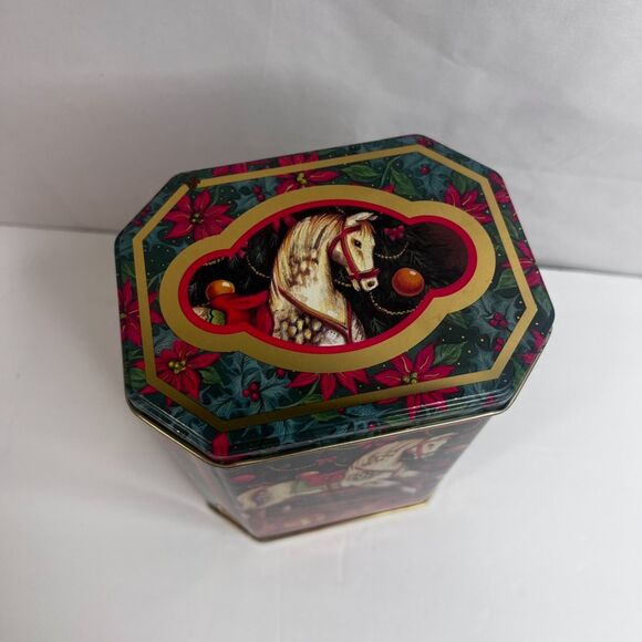 Raphael Tuck & Sons VTG Christmas Cards in Metal Tin w/ Envelopes Holiday - Picture 4 of 12